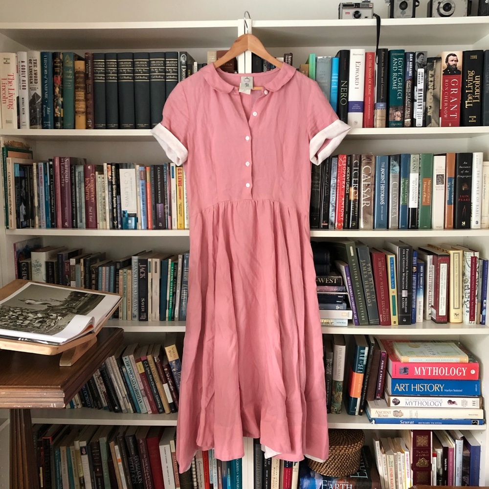 Son de flor Pink Linen Dress